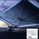 Автомобільна сонцезахисна парасолька для лобового скла SunShield 80×130 - изображение 3