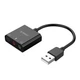 Внешняя звуковая карта Orico SKT3 USB-A Black (6942227180650) - изображение 1