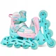 Детские ролики 3в1 Raven Etta Mint/Pink LED размер 34-37 (nkx462) - изображение 3