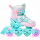 Детские ролики 3в1 Raven Etta Mint/Pink LED размер 34-37 (nkx462) - изображение 6