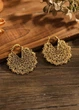 Серьги женские круглые с узором Fashion Jewelry Бронзовые 20527 - изображение 4