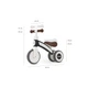 Беговел QPlay Sweetie Dark Grey (B-401SweetieDarkGrey) Qplay B-401SweetieDarkGrey 1054754 - изображение 7
