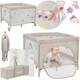 Детский манеж Lionelo MILLE PLUS GREY BEIGE (LO-MILLE PLUS GREY BEIGE) Lionelo LO-MILLE PLUS GREY BEIGE 1061291 - изображение 7