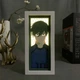 Многослойный Ночник лампа аниме Синяя тюрьма Blue Lock светильник вертикальный Rin Itoshi Блю Лок Рин Итоши RGB - изображение 5