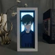 Многослойный Ночник лампа аниме Синяя тюрьма Blue Lock светильник вертикальный Rin Itoshi Блю Лок Рин Итоши RGB - изображение 6