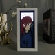 Многослойный Ночник лампа аниме Синяя тюрьма Blue Lock светильник вертикальный Hyoma Chigiri Блю Лок Хёма Чигири RGB - изображение 4