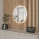 Дзеркало з підсвіткою кругле IDEA В-27,55x55 - изображение 1