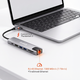 USB Type-C хаб, концентратор с быстрой зарядкой (Ethernet, HDMI, 8 в 1) - изображение 4