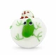 Скляна люлька N75 Frog White Glass 119мм - изображение 2