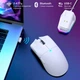Бездротова ігрова мишка Attack SHARK X11 (22000DPI, 2.4G, BT5.2, Type-C, PAW3311, док-станція с RGB, white) - зображення 2