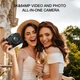 Цифровой фотоаппарат LONGYI 5K 64МП с WiFi, автофокусом, картой 64ГБ, экран 3" Черный - изображение 2