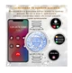 Смарт-годинник жіночий Fitonyo моніторинг пульсу/тонометр IP67 Bluetooth 5.0 Сріблястий - зображення 2