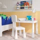 Дитячий стілець, для приміщень/вулиці, білий IKEA MAMMUT 403.653.71 - изображение 5