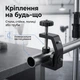 Универсальная струбцина для камеры и студийного света, алюминиевая крепь на стол и трубу 75 мм - изображение 3