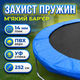 Накидка на пружины мат 252см круглое покрытие для батута бортик защита пружин накидка полипропилен уф стойкая - изображение 1