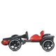 Детский электромобиль Go-Kart складной, электрокар на аккумуляторе 6V для детей 3-6 лет, красный - изображение 5