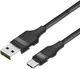 Кабель Make USB to Type-C 3A 1 м Braid Black (MCB-CB1BK) - изображение 4