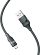 Кабель Make USB to Lightning 2.4A 1 м Braid Black (MCB-LB1BK) - изображение 2