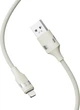 Кабель Make USB to Lightning 2.4A 1 м Braid Beige (MCB-LB1BG) - изображение 3