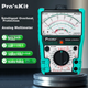 Аналоговый мультиметр Pro'sKit MT-2208 Smart с защитой от перегрева для электриков, высокоточный аналоговый магнитомеханический измеритель. - изображение 6