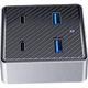Хаб SIPOLAR USB 3.2 Gen 2 на 4 порти з Type-C, 10 Гбіт/с, 1 м - зображення 3