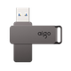 Флеш-накопичувач Aigo 128 ГБ USB 3.2 G32 220 МБ/с високошвидкісний USB-накопичувач металевий портативний USB-накопичувач для комп'ютера та офісу - зображення 3