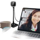 Веб-камера GESOBYTE C609 4K HD для прямой трансляции, с подставкой, USB-микрофоном Plug-and-Play для видеозвонков, конференций, онлайн-обучения, совместима с ноутбуками и настольными компьютерами. - изображение 2