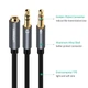 Переходник-разветвитель Ugreen AV140 AUX Audio TRSx2 M/M 20 см (UGR-20899) - изображение 4