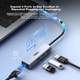 Адаптер UNITEK USB-C на Ethernet, док-станція розширення USB-хабу, сумісний з ноутбуками Huawei, Apple, Xiaomi, Lenovo, конвертер розширення мережевої карти 100 Мбіт/с H205B - зображення 8