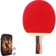 Ракетка для настольного тенниса DOUBLE FISH Qilin 3-Star High-End Competition Racket с короткой ручкой, для игры хватом «перо», универсальная, для атакующих игр. Qilin Yellow - одинарная ракетка для игры хватом «перо». - изображение 2