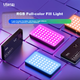 Ulanzi LT002 Красочный магнитный RGB-подсветка, портативный светодиодный карманный светильник, двухцветная подсветка для фотосъемки, подходит для беззеркальных камер и смартфонов, рассеянный свет, портретное освещение в помещении. - изображение 1