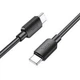Кабель USB-C to C 60W (1m) - Hoco X96 - Black - зображення 3