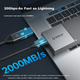 Корпус для SSD-накопичувача ORICO M.2 NVMe, 20 Гбіт/с, повністю алюмінієвий корпус із вбудованим розподільником тепла, сумісний із зовнішнім корпусом для SSD-накопичувачів ноутбуків для розширення, M207C3 - изображение 5