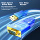 Кабель DTECH DT-5011 USB — RS232 с разъемом DB9 на чипе FT232, 2 м, промышленный, для ПЛК и станков - изображение 12