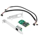 Сетевая карта MOGE Mini PCIe Ethernet, гигабитная, чип RTL, однопортовая, для настольных компьютеров, RJ45, модель MC4246 - изображение 8