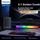 Колонки PHILIPS SPA6120 компьютерные 2.1 с сабвуфером и Bluetooth - изображение 2