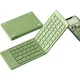 Клавиатура беспроводная BOW Hangshi X23T складная Bluetooth в ретро-стиле, зеленая - изображение 1