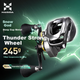 HISTAR Thor II Deep Cup Ultra-Light Long-Distance Metal Big Fish Casting Baitcasting Reel Left-Hand [All-Metal Anti-Seawater] - изображение 4