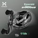 Спиннинговая катушка HISTAR Emerald Shadow из углеродного волокна, легкая, для дальнего заброса - изображение 4