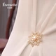 Брошь Eternelle женская в виде снежинки, застежка для шелкового шарфа - изображение 6