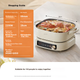 Электрическая мультиварка Joyoung IH Electric Hot Pot 2200 Вт, многофункциональная, объемом 6 л, модель HG60-G850. - изображение 5