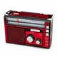 Портативное радио GOLON RX-382 с диапазонами FM/AM/SW, USB, TF, встроенным аккумулятором и LED-фонарем - изображение 2