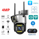 IP камера видеонаблюдения V380 V10 Wi-Fi 2 объектива 4MP ночное видение - изображение 3