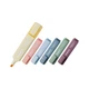 Набор маркеров Axent Highlighter 2537-A, 1-5 мм клиноп., 6 morandi (2537-60-A) - изображение 2