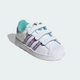 Детские кроссовки adidas Disney Princess SUPERSTAR II COMFORT CLOSURE adidas KJ7477 (34 EUR) белый (4068817552569) - изображение 5