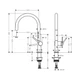 Hansgrohe Talis 220 Кухонний змішувач, чорний матовий (72804670) - зображення 4
