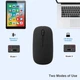 Комплект клавиатура и мышь COEZFE Bluetooth Ultra-Slim беспроводной UK Layout черный - изображение 4