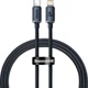Кабель Baseus Crystal Shine Series Type-C to Lightning 20W 1.2м чорний (CAJY000201) [71410]. - зображення 1