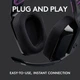 Компьютерная гарнитура Logitech G535 Lightspeed Wireless Gaming Headset (981-000972) Black [70702] - изображение 2