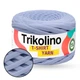 Трикотажная пряжа Trikolino 7-9mm XL, Васильковый, 120м, для вязания корзин, ковриков, сумок, косметичек, Триколино - изображение 1